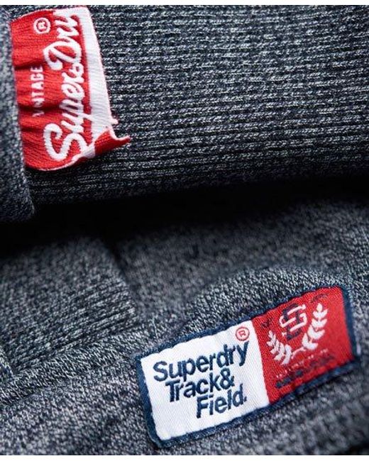 Superdry Blue Track & Field Track Top Grit for men