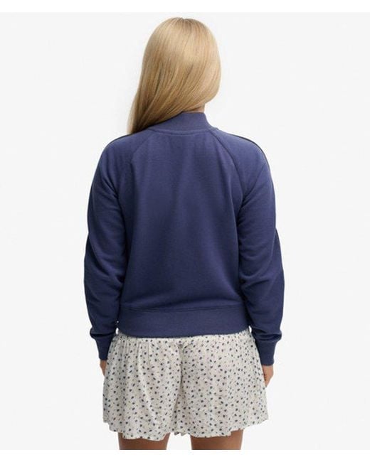 Superdry Blue & Co Athletic Essentials Zip Through Track Top