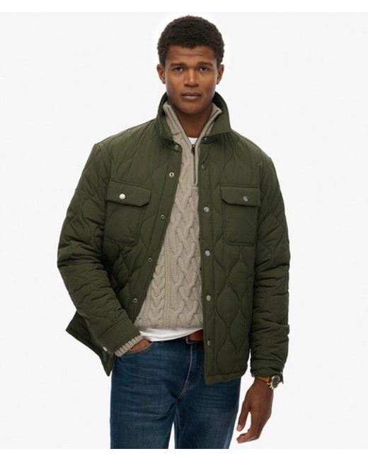 Superdry Green & Co Surplus Liner Overshirt for men