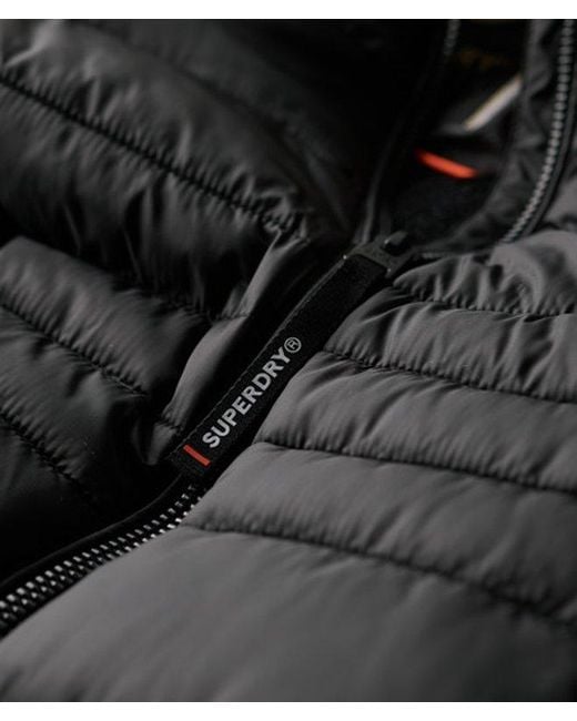 Superdry Black & Co Fuji Quilted Padded Jacket