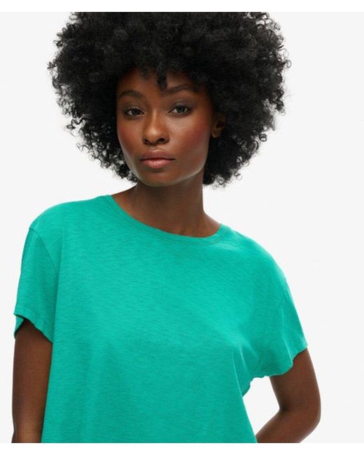 Superdry Green & Co Slouchy Cropped T-shirt