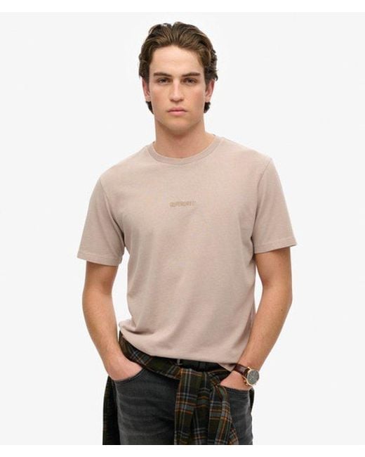 Superdry Gray & Co Micro Logo T-shirt for men