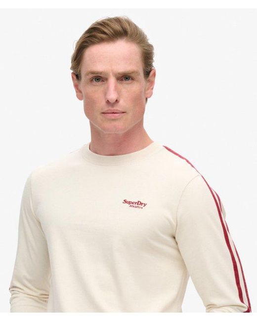 Superdry Natural & Co Essential Logo Retro Long Sleeve Top for men