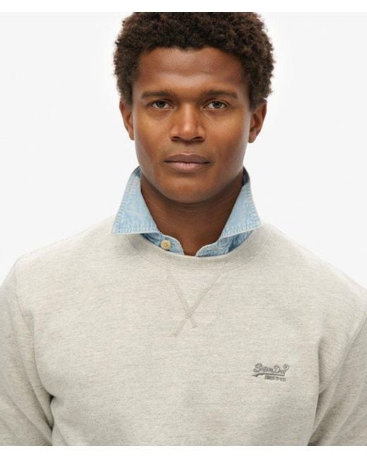 Superdry Natural & Co Essential Logo Crew Sweatshirt for men