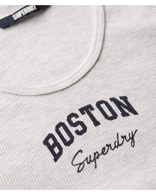 Superdry Gray & Co Athletic Essential Graphic Vest Top