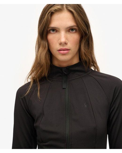 Superdry Black & Co Studios Fitted Track Top