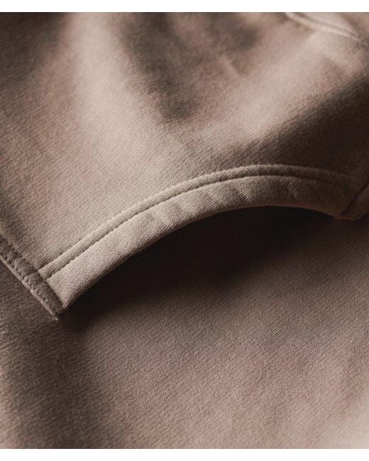 Superdry Natural & Co Micro Logo Graphic Loose Hoodie for men