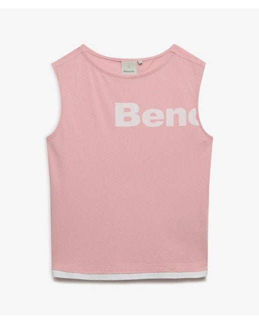 Superdry Red Bench X & Co Bench Fitted Layer Tank Vest