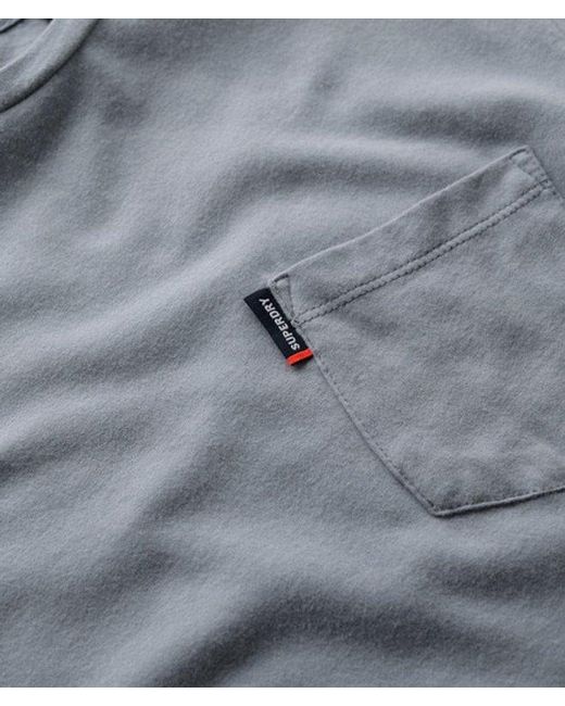 Superdry Blue & Co Classic Essential Pocket T-shirt for men