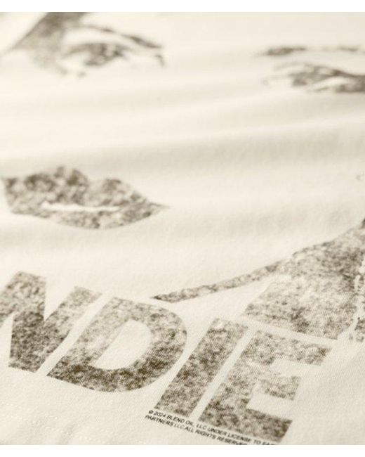 Superdry Gray & Co Blondie X & Co Fitted T-shirt