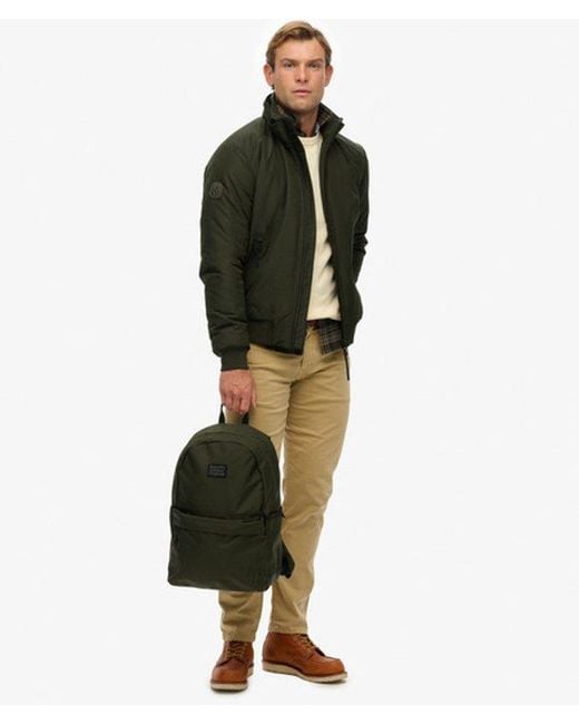 Superdry Green Classic Patch Montana Backpack