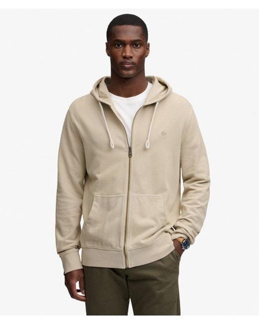 Superdry Natural & Co Classic Essential Zip Hoodie for men