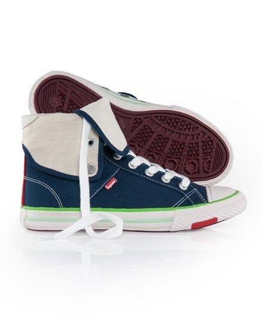 Superdry Blue Super Series Fold Down Super Dark
