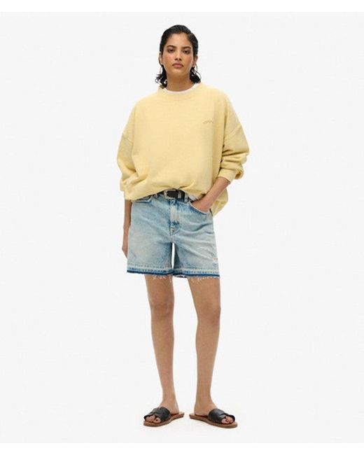 Superdry Multicolor Essential Logo Oversized Crew Sweatshirt