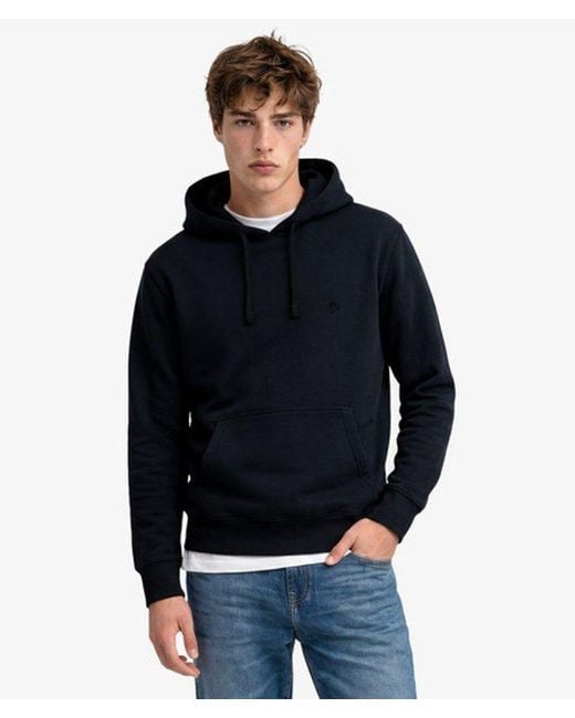 Superdry Blue & Co Essential Logo Hoodie for men