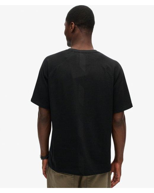 Superdry Black & Co Tech Logo Relaxed T-shirt for men
