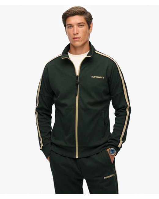 Superdry Green Tech Cult Loose Track Top for men