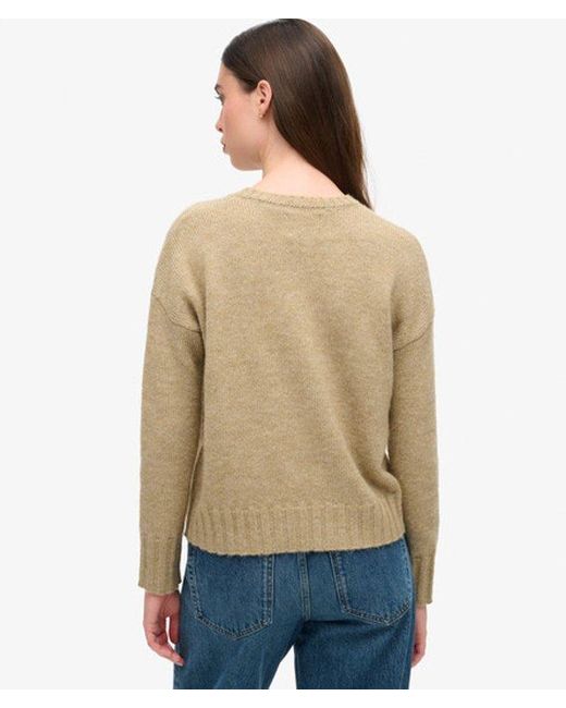 Superdry Natural & Co Essential Crew Neck Jumper