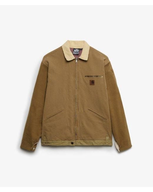 Superdry Green & Co Carhartt Reworked Collared Jacket for men