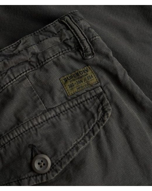 Superdry Black & Co Parachute Light Shorts for men