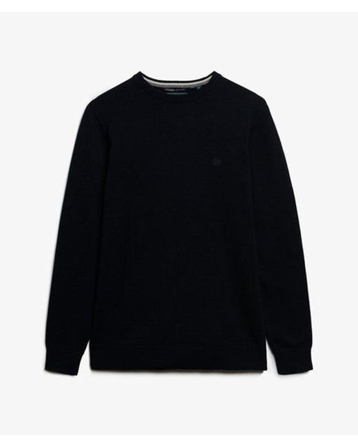 Superdry Blue & Co Essentials Cotton Jumper for men