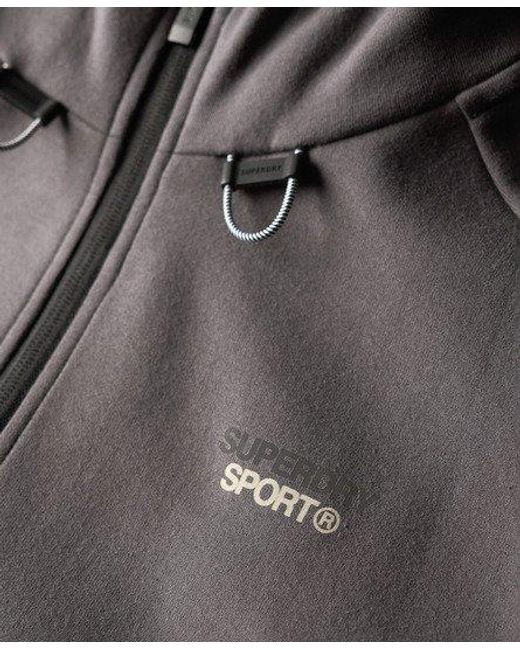 Superdry Sport Tech Hoodie Met Losse Pasvorm in het Gray voor heren