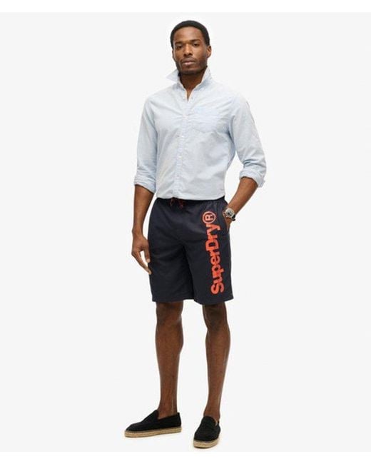 Superdry Blue & Co Classic Boardshorts for men