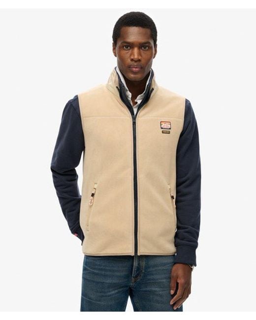 Superdry Blue & Co Active Fleece Gilet for men