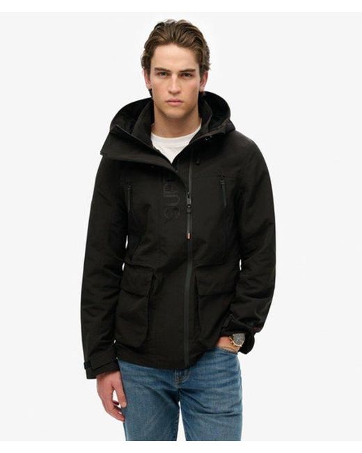 Superdry Blue & Co Hooded Ultimate Embroidered Windbreaker for men