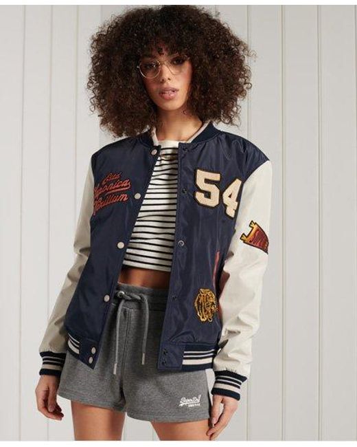 superdry varsity jacket women's