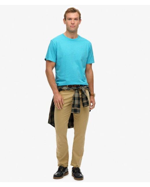Superdry Blue Essentials Relaxed T-shirt for men