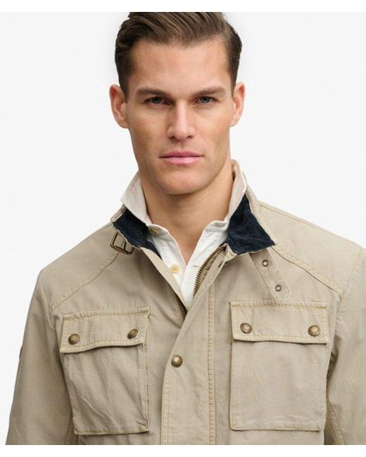 Superdry Natural & Co Merchant Ripstop Racer Jacket for men