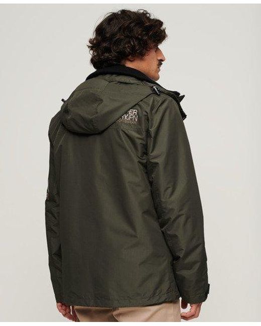 Superdry Green Hooded Yachter Sd Windbreaker Jacket for men