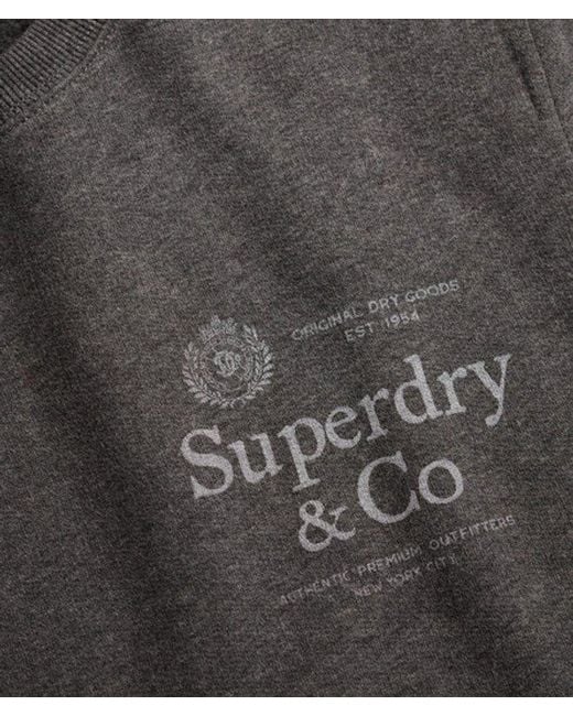Superdry Gray & Co 1954 Company Relaxed Sweatshirt for men