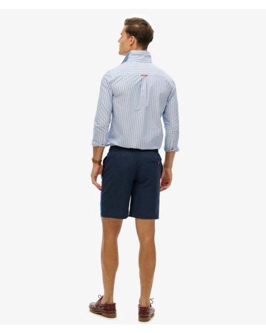 Superdry Blue & Co Sportswear Logo 19 Inch Recycled Boardshorts for men