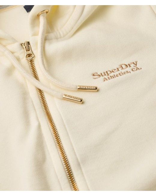 Superdry White & Co Essential Logo Zip Hoodie