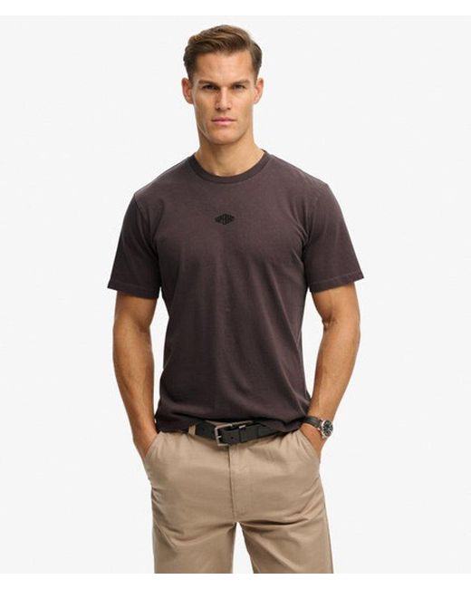 Superdry Gray & Co Micro Logo T-shirt for men