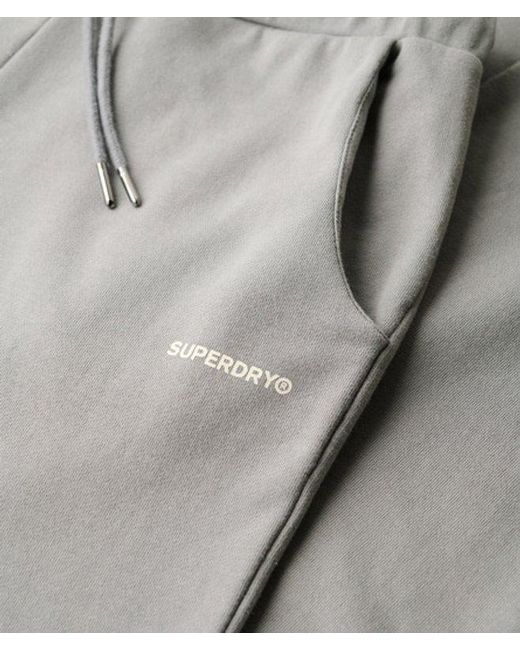 Superdry Effen joggingbroek in het White