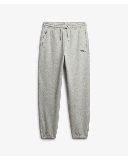 Superdry Blue Essential Logo Cuffed Joggers