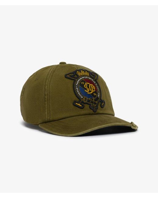 Superdry Green & Co Vintage Crest Baseball Cap for men