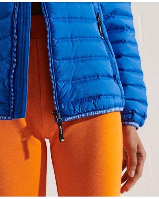 Superdry Blue Core Down Padded Jacket Royal