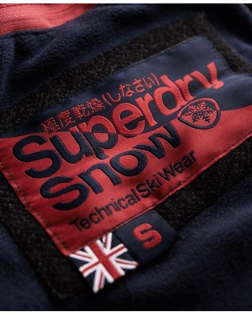 Superdry Blue Polar Elements Jacket /Fuchsia
