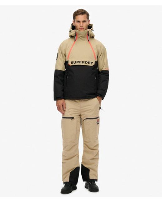Superdry Natural & Co Freestyle Overhead Ski Jacket for men