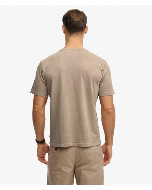 Superdry Brown & Co Micro Logo T-shirt for men