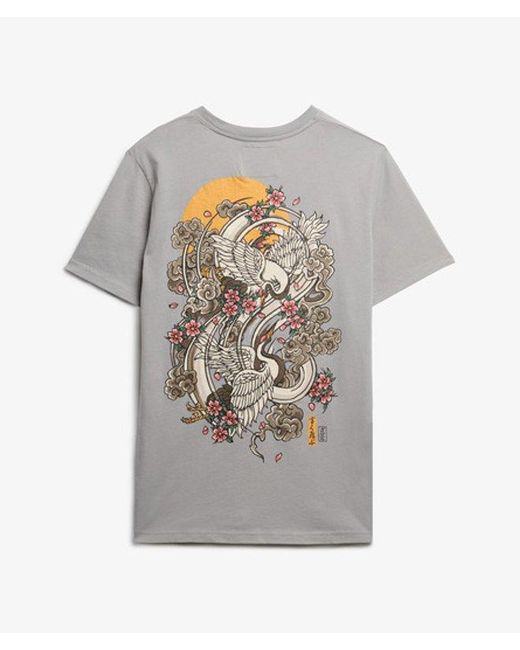 Superdry Gray & Co Vintage Logo Tokyo Relaxed T-shirt for men