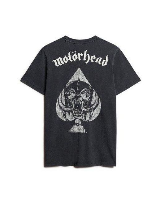 T-shirt motörhead x en édition limitée Superdry pour homme en coloris Black