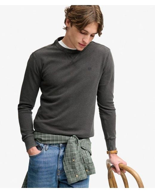 Superdry Gray & Co Classic Heavy Textured Top for men