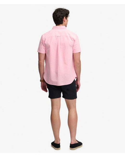 Superdry Pink & Co The Merchant Store - Linen Shorts for men