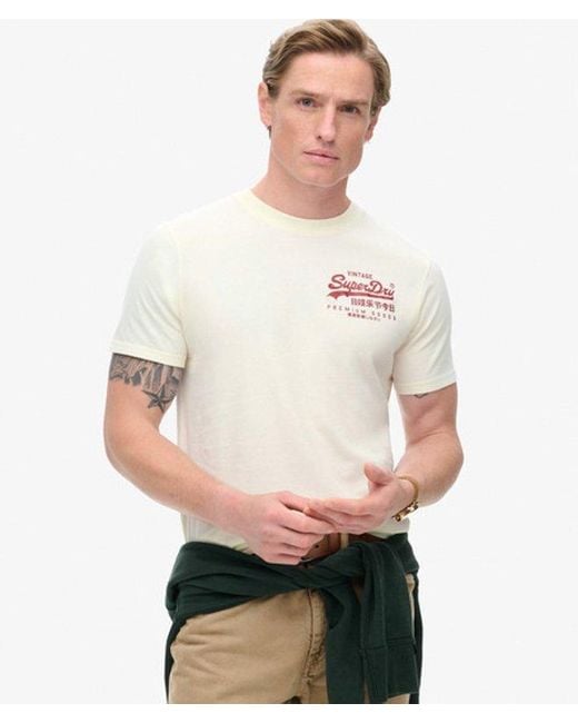 Superdry White & Co Tokyo Graphic T-shirt for men