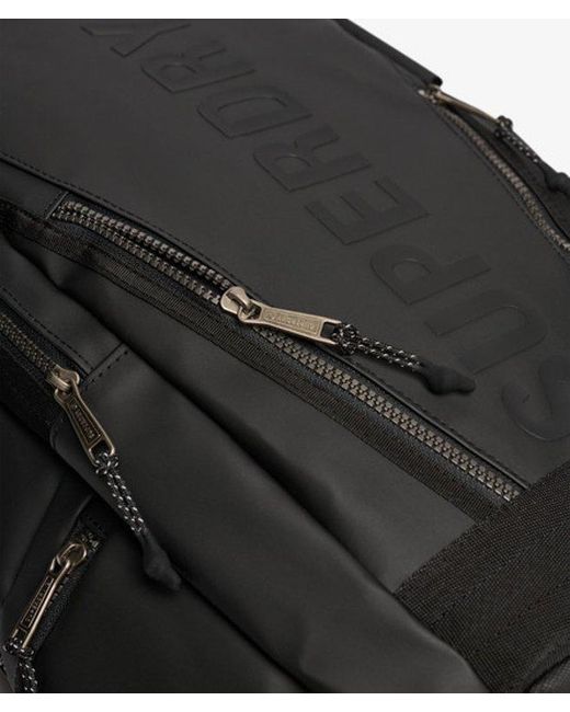 Superdry Black & Co Ladies Tarp Rucksack